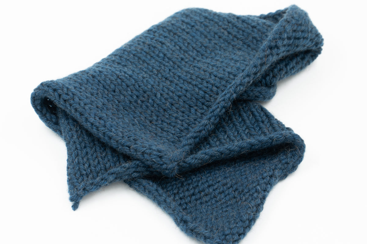 Baby Camel Wool Yarn - Dark Harbor Blue - DK