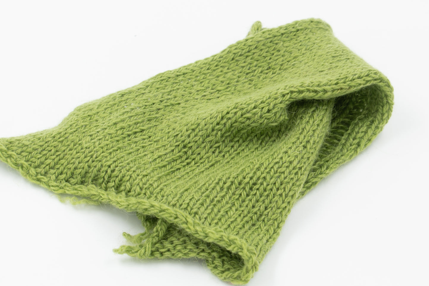 Baby Camel Wool Yarn - Moss Green - Fingering