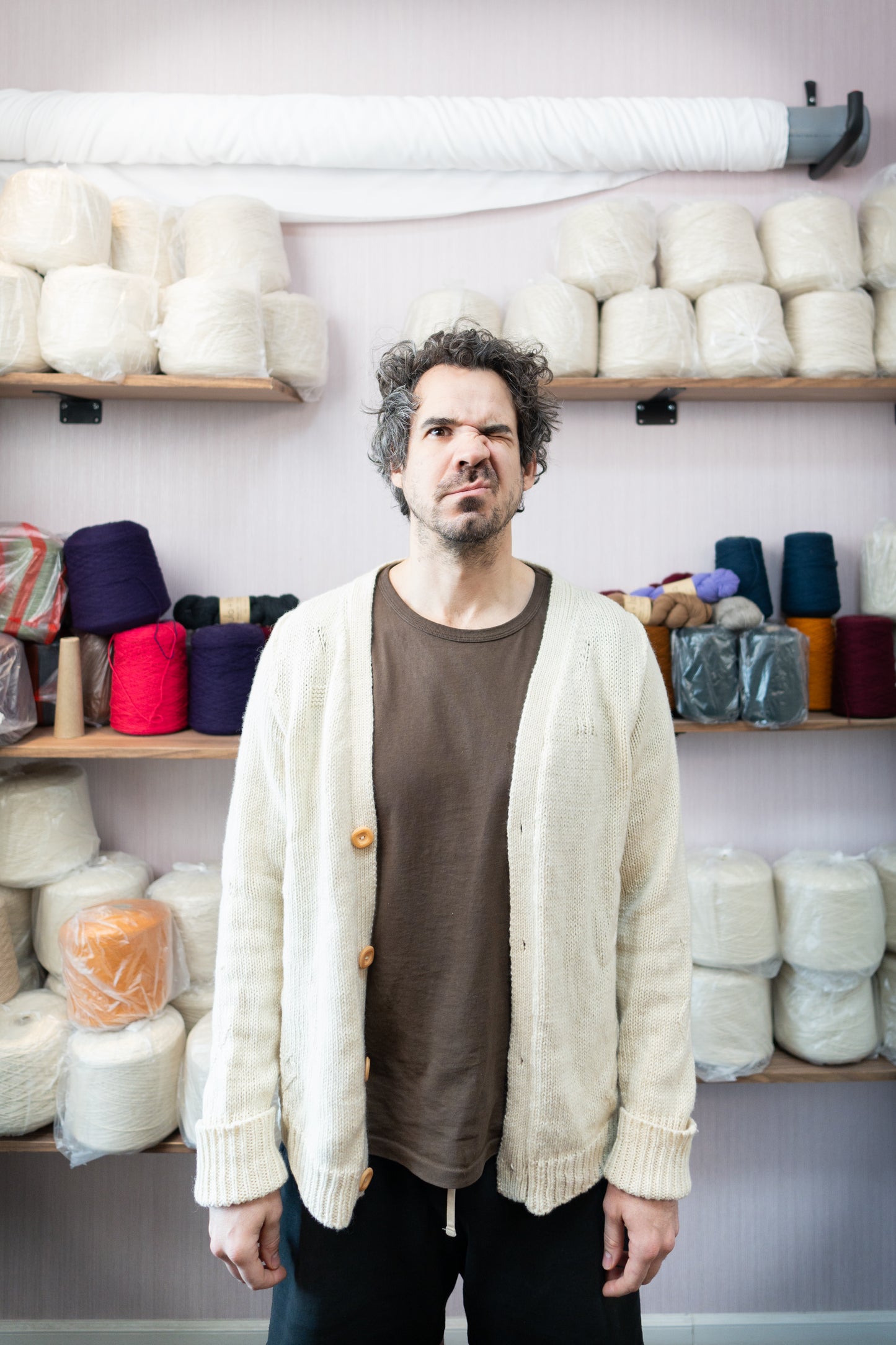 Cashmere Yarn - Undyed Cream White - DK