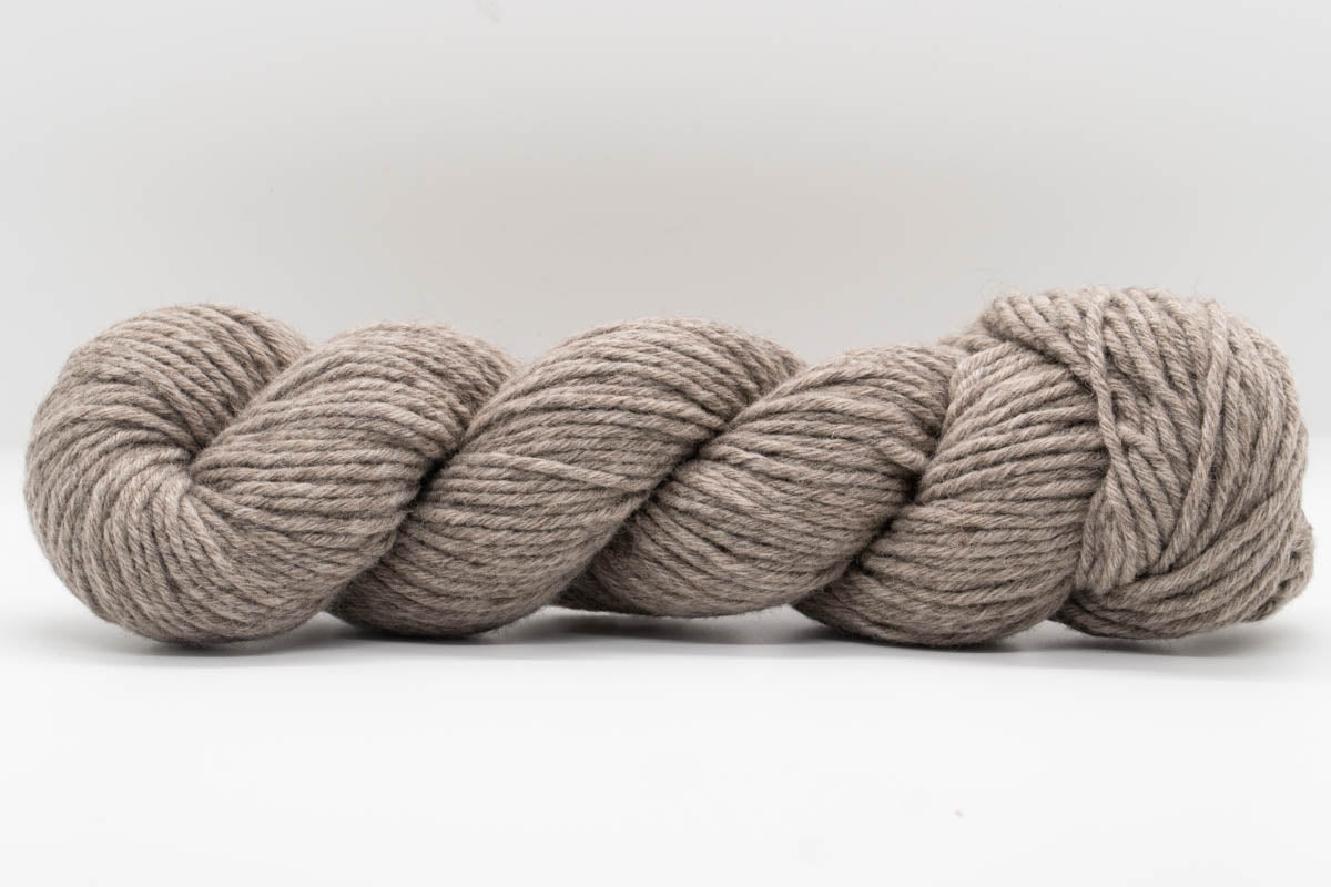 Baby Yak Wool Yarn - Undyed Platinum Gray - Bulky-Yarn Skein-ULA+LIA