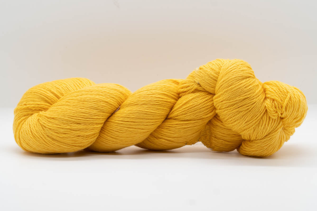 Cashmere Yarn - Tuscany Yellow - Fingering-Yarn Skein-ULA+LIA