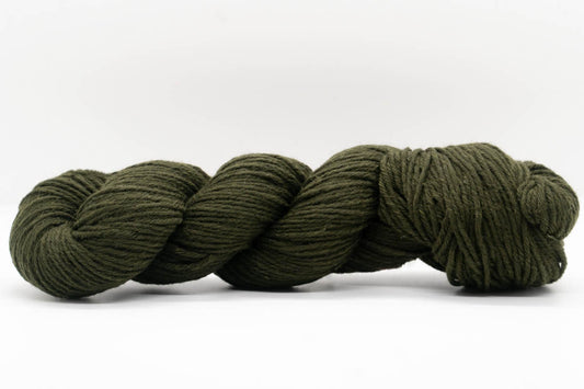 Sheep Wool/Cashmere Blend Yarn - Olive Green - DK