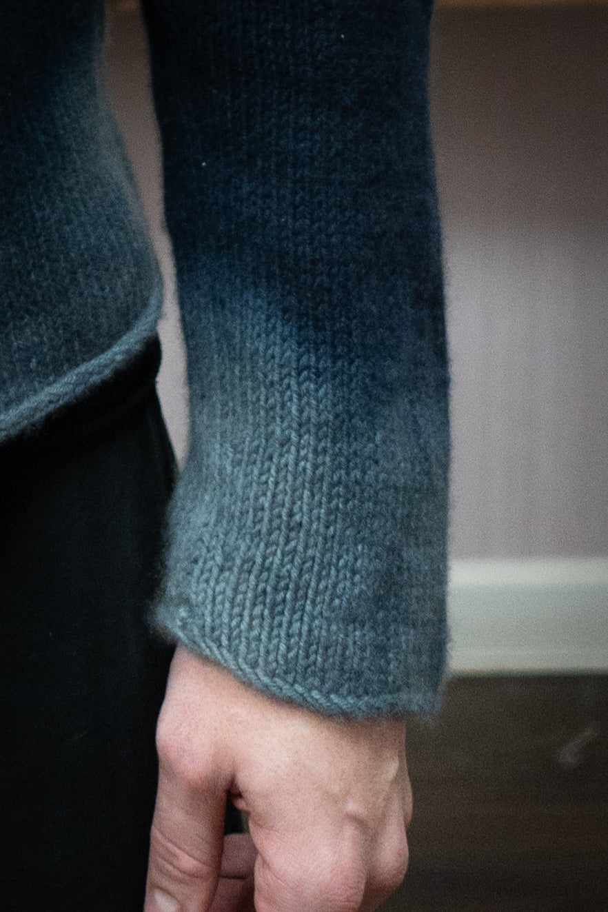 Cashmere Sweater - Gradient Blue