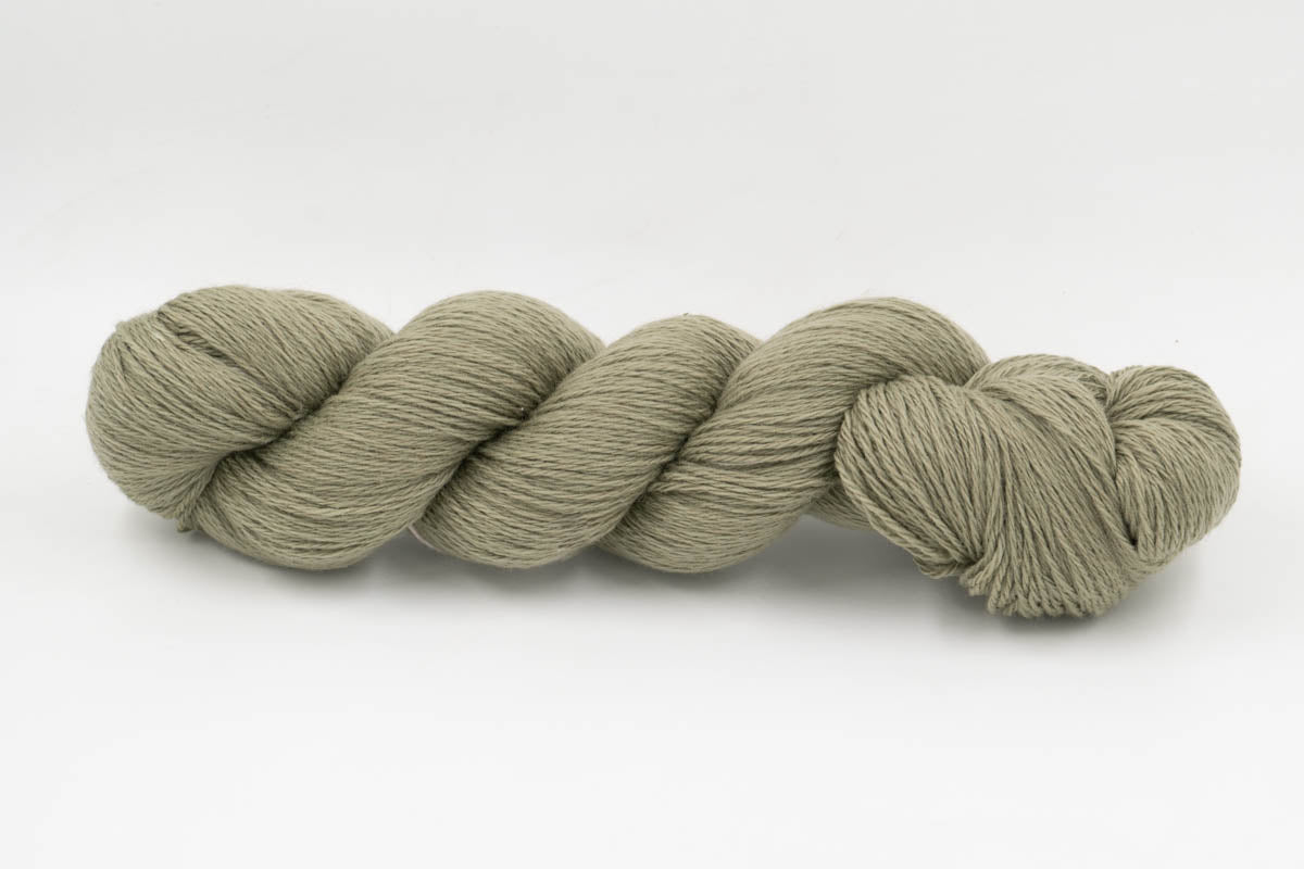 Cashmere Yarn - Sage Green - Fingering-Yarn Skein-ULA+LIA