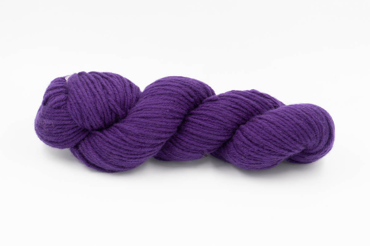 Cashmere Yarn - Violet Purple - Bulky-Yarn Skein-ULA+LIA