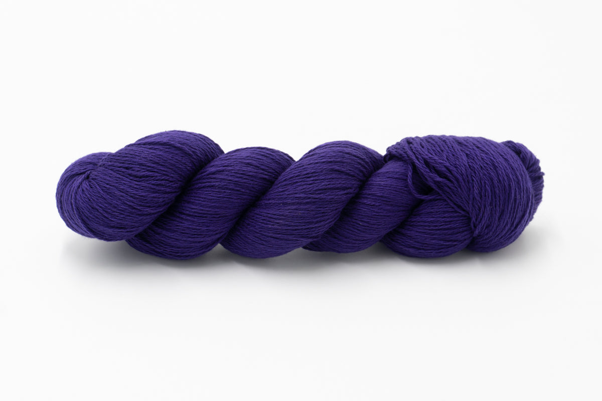 Cashmere Yarn - Undyed Marled Cream/Violet - DK