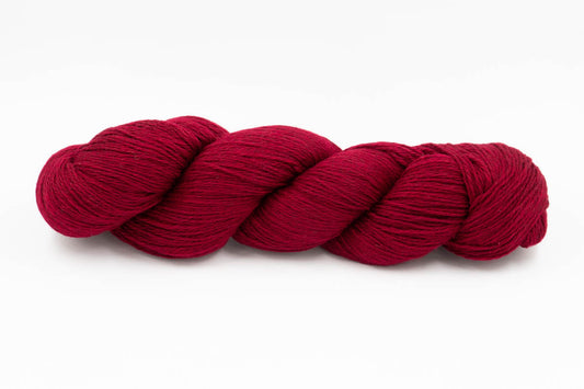 Cashmere Yarn - Crimson Red - Fingering