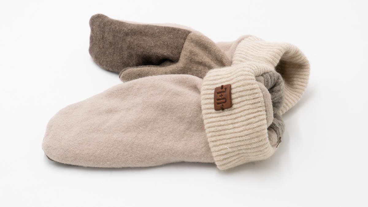 Upcycled Cashmere Mittens