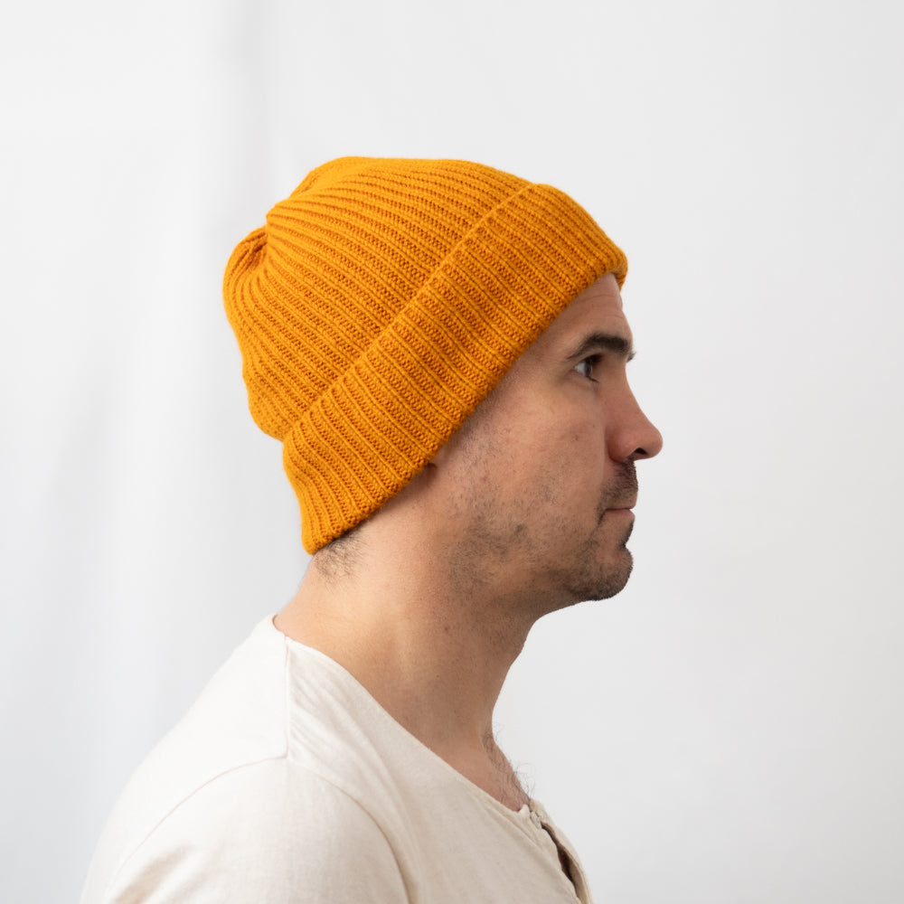 Baby Camel Wool Ridge Hat - Made to Measure