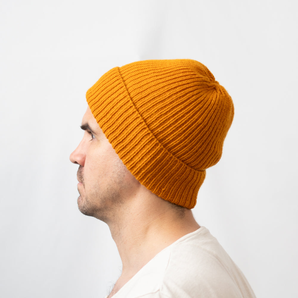 Baby Camel Wool Ridge Hat - Made to Measure