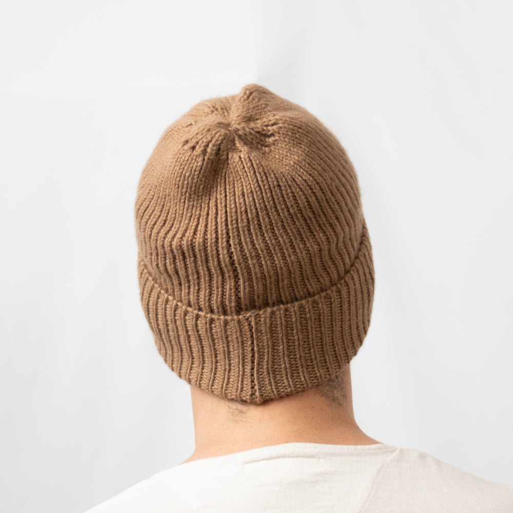 Baby Camel Wool Ridge Hat - Made to Measure