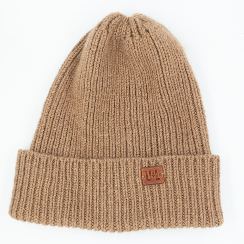 Baby Camel Wool Ridge Hat - Made to Measure