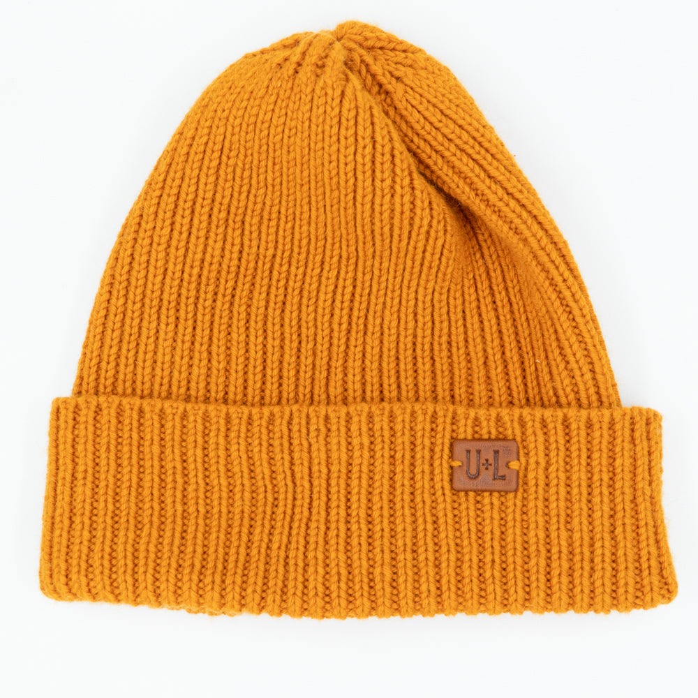 Baby Camel Wool Ridge Hat - Made to Measure