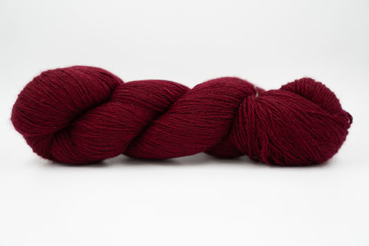 Cashmere Yarn - Oxblood Red - Fingering