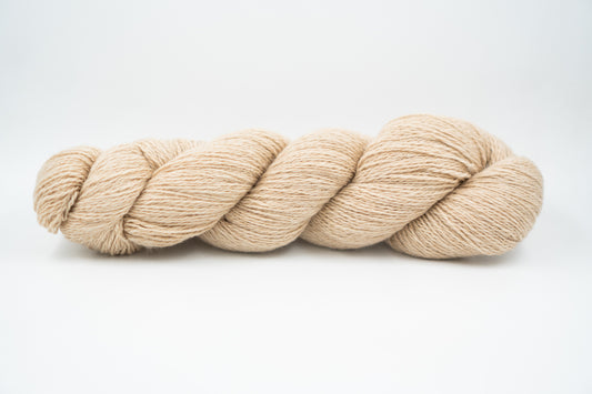 400g CONE - Baby Cashmere Yarn - Undyed Vanilla Tan - DK