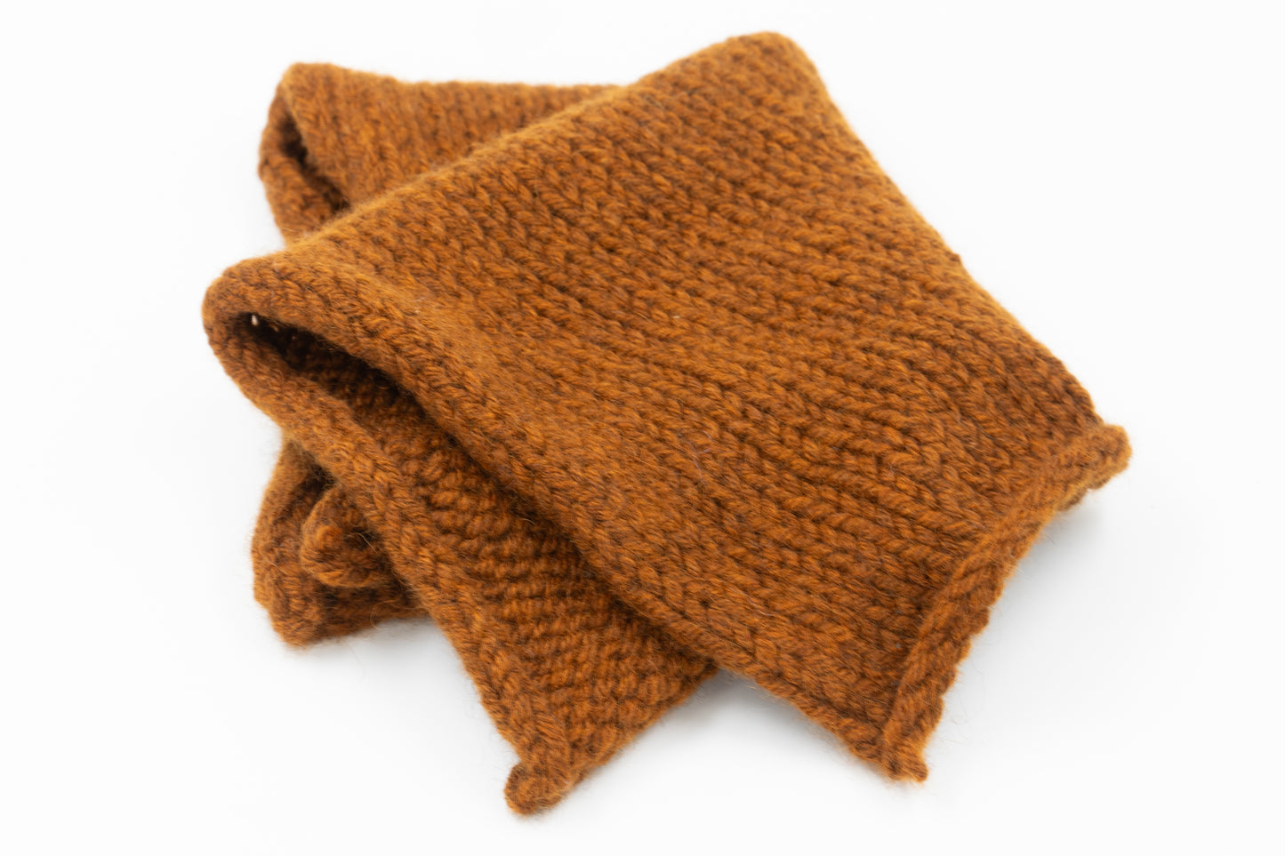 400g Cone - Baby Yak Wool Yarn - Burnt Sienna Orange - DK