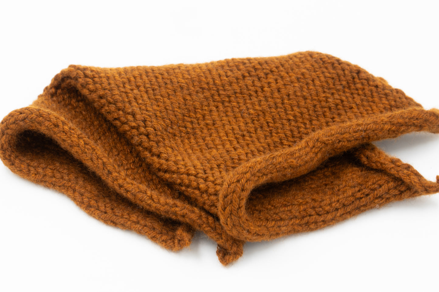 400g Cone - Baby Yak Wool Yarn - Burnt Sienna Orange - DK