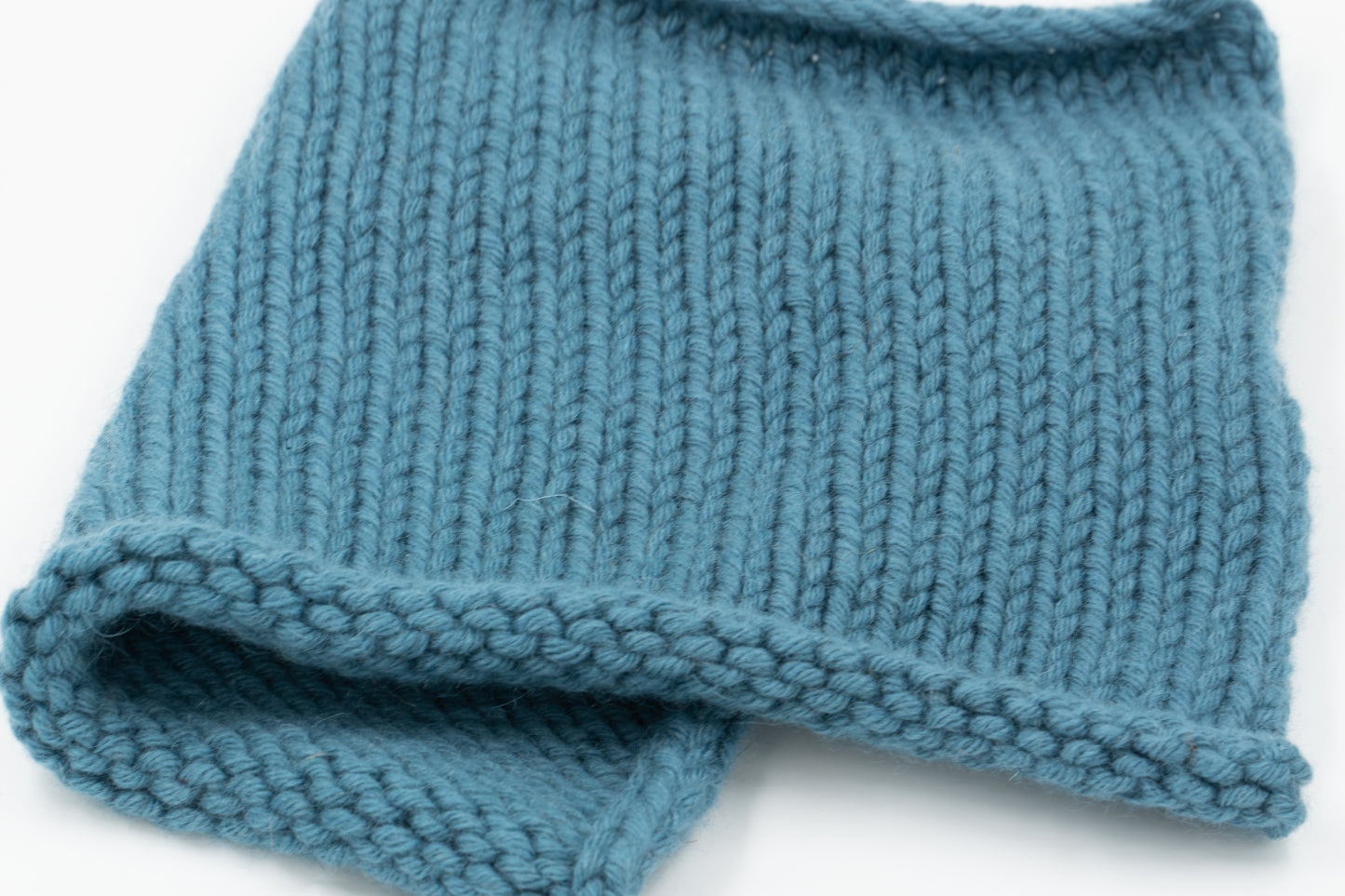 Sheep Wool/Cashmere Blend Yarn - Autumn Teal Blue - Bulky