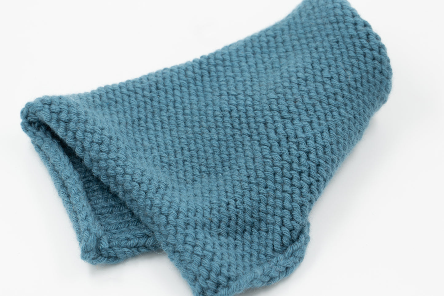 Sheep Wool/Cashmere Blend Yarn - Autumn Teal Blue - Bulky