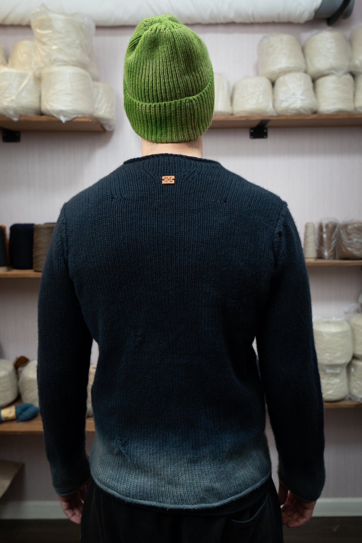 Cashmere Sweater - Gradient Blue