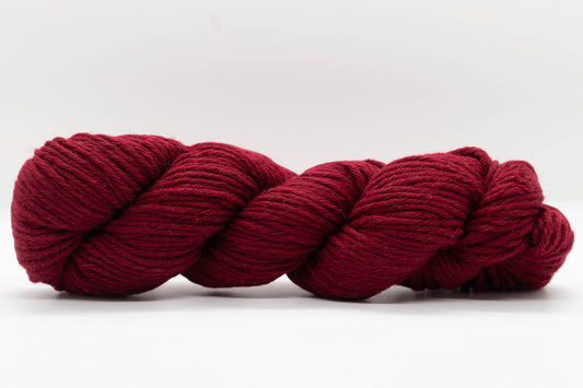 Baby Camel Wool Yarn - Raspberry Red - Bulky-Yarn Skein-ULA+LIA