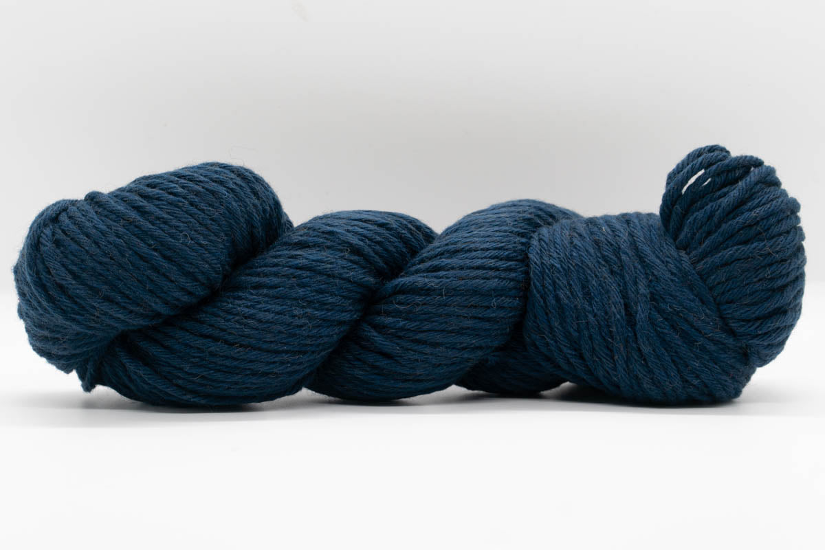 Baby Camel Wool Yarn - Dark Harbor Blue - Bulky