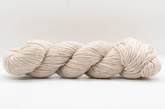 Cashmere Yarn - Undyed Marled Cream/Cloud - Bulky