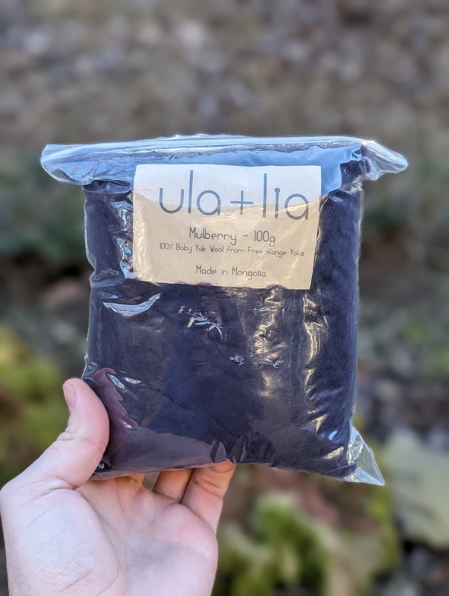 Baby Yak Wool Spinning Fiber 100g ULA+LIA