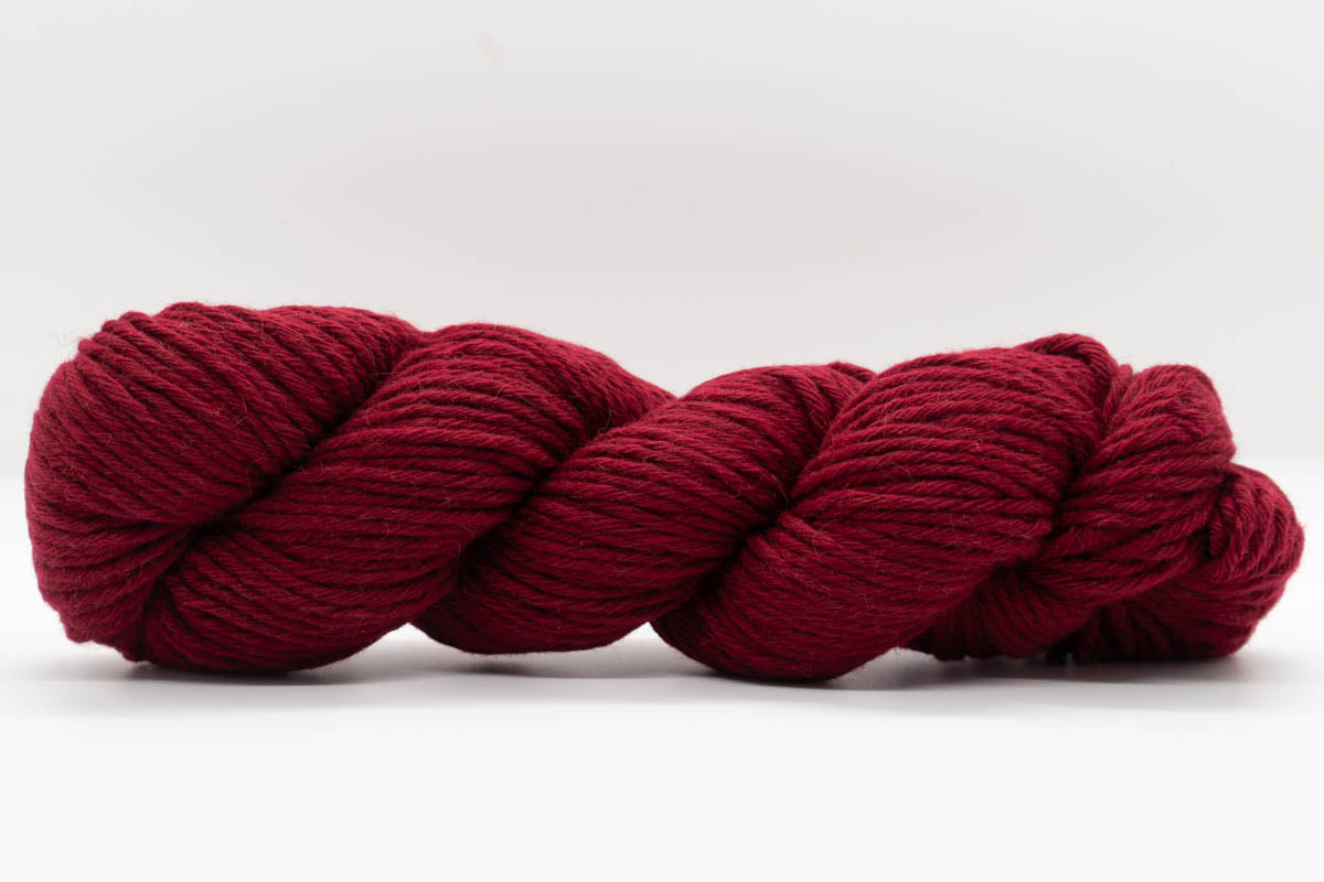 Baby Camel Wool Yarn - Raspberry Red - Bulky