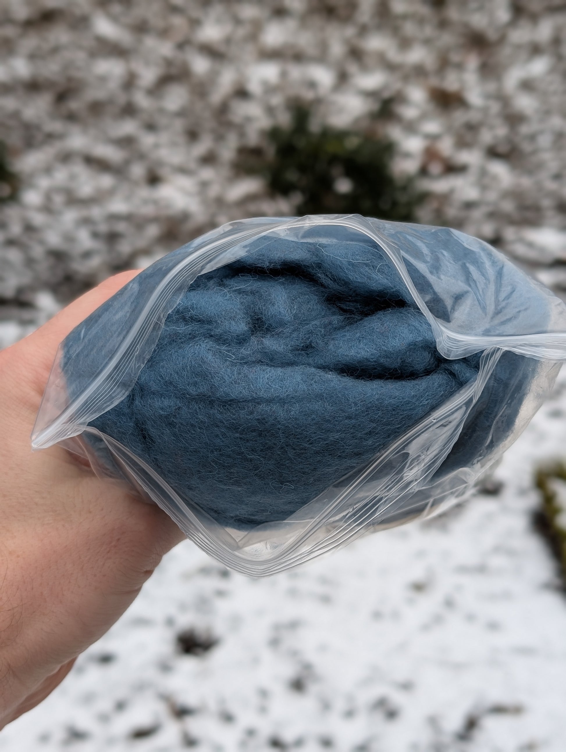 Sheep Wool/Cashmere Blend Spinning Fiber 100g-Spinning Fiber-ULA+LIA