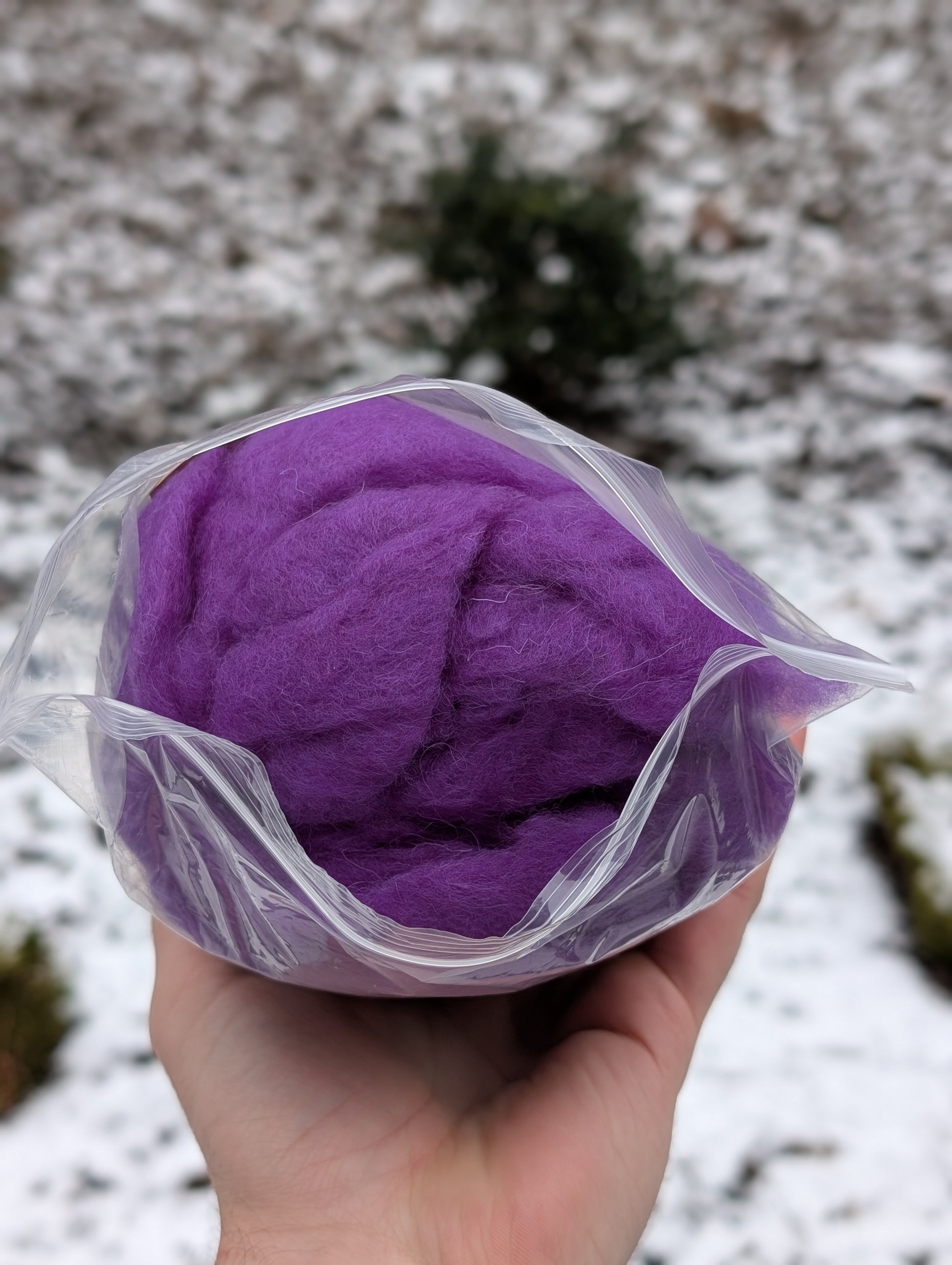 Sheep Wool/Cashmere Blend Spinning Fiber 100g-Spinning Fiber-ULA+LIA