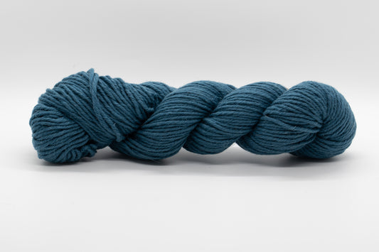 Sheep Wool/Cashmere Blend Yarn - Aegean Sea Blue - Bulky-Yarn Skein-ULA+LIA