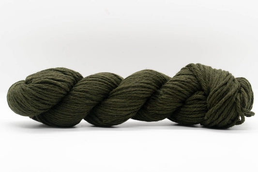 Sheep Wool/Cashmere Blend Yarn - Olive Green - Bulky