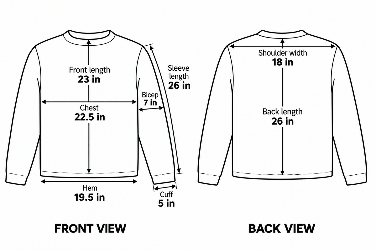 Cashmere Sweater - Gradient Blue