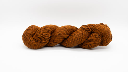 Yak Wool Yarn - Burnt Sienna Orange - DK