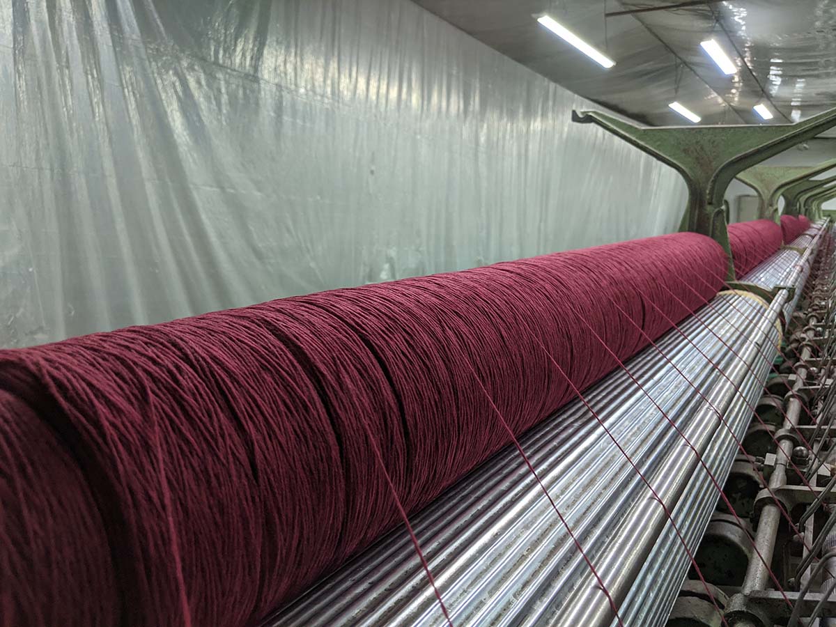 baby yak wool in production