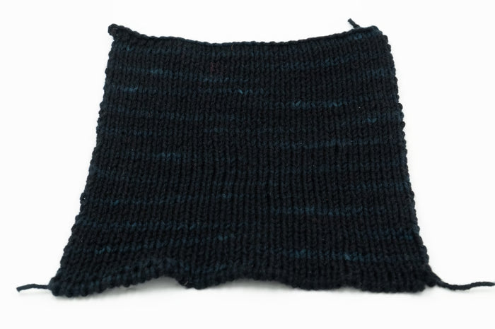 Hand-Dyed Black 100% Sheep Wool Skein 100g