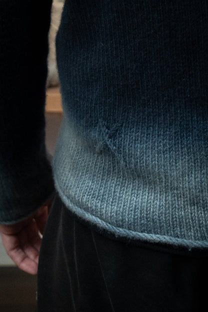 Cashmere Sweater - Gradient Blue