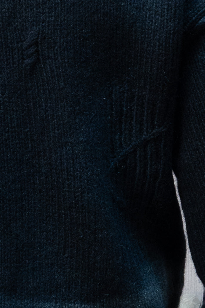 Yak Wool Warmup Jumper - Banded Gray