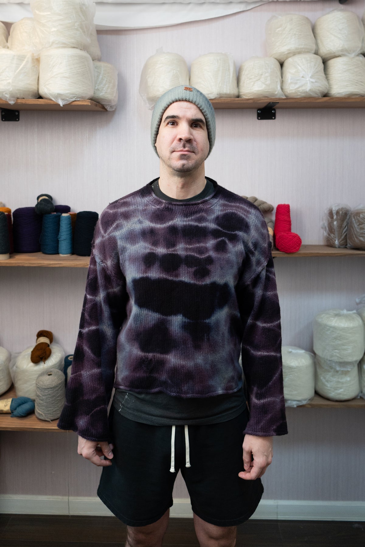 Cashmere Warmup Jumper - Purple