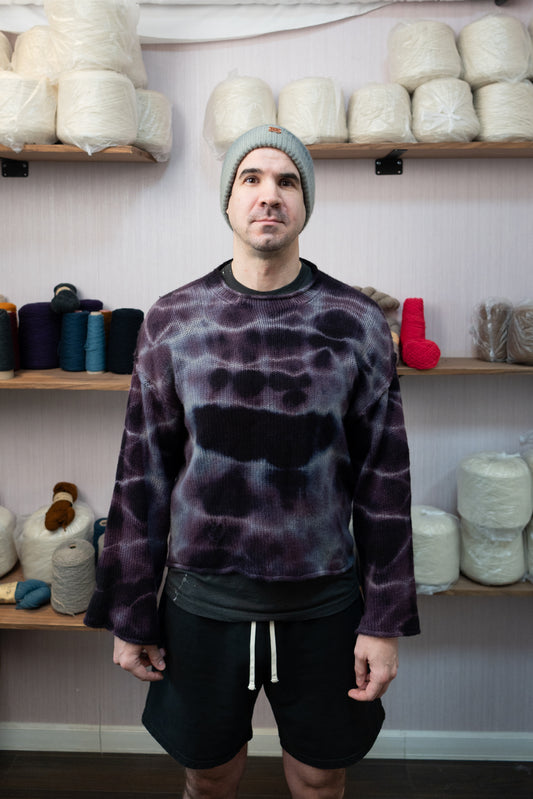 Cashmere Warmup Jumper - Purple