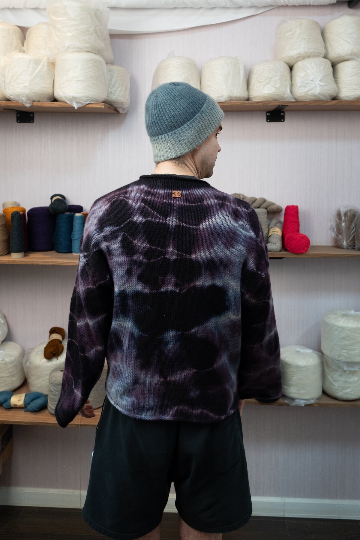Cashmere Warmup Jumper - Purple