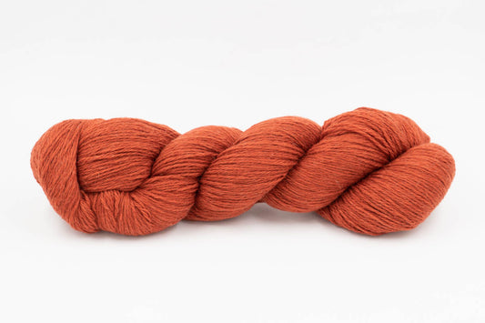 Baby Camel Wool Yarn - Burnt Copper - Fingering-Yarn Skein-ULA+LIA