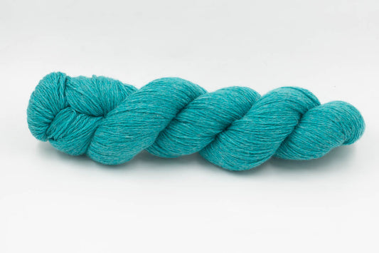 Cashmere Yarn - Aquamarine Blue - Fingering-Yarn Skein-ULA+LIA