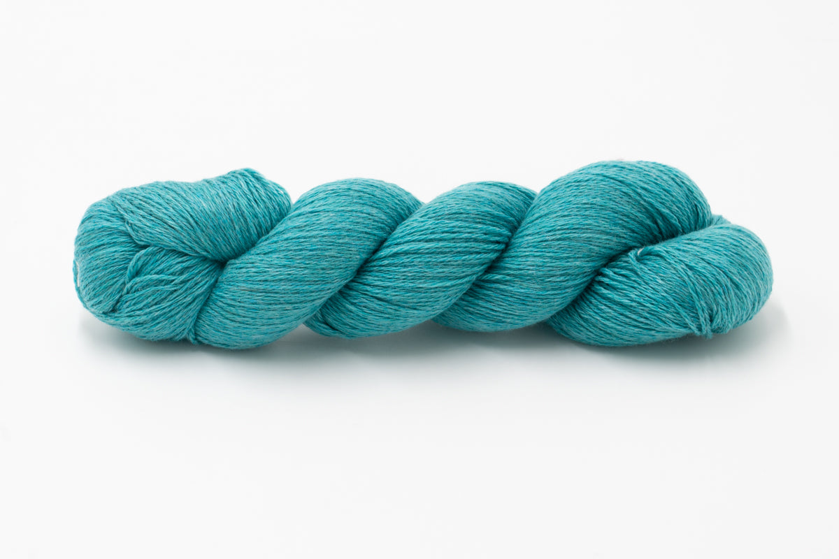 Cashmere Yarn - Marled Aquamarine/Cobalt - DK-Yarn Skein-ULA+LIA