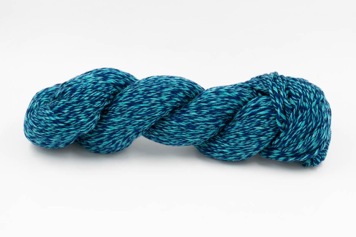 Cashmere Yarn - Marled Aquamarine/Cobalt - DK-Yarn Skein-ULA+LIA