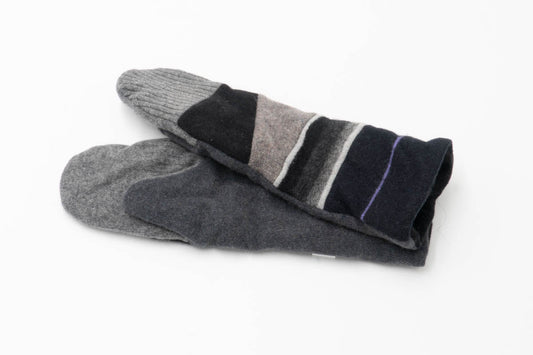 Long Upcycled Cashmere Mittens m38l-Mittens-ULA+LIA