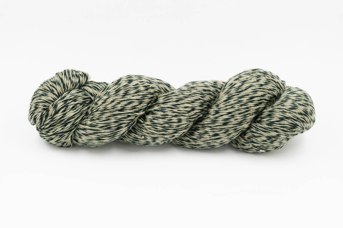 Marled Sage Cashmere/Hunter Green Yak Yarn - Fingering-Yarn Skein-ULA+LIA