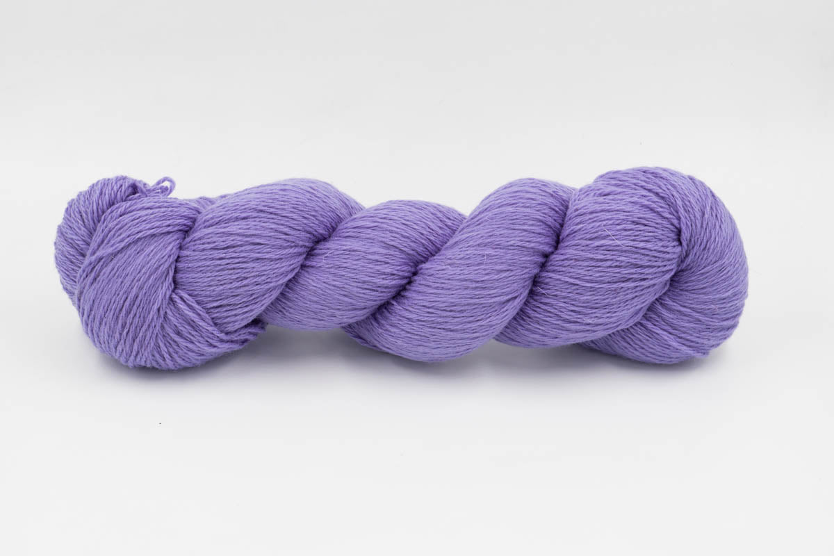 Sheep Wool/Cashmere Blend Yarn - Periwinke - Fingering-Yarn Skein-ULA+LIA
