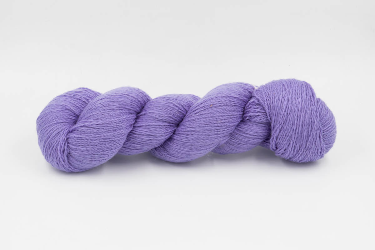 Sheep Wool/Cashmere Blend Yarn - Periwinke - Lace